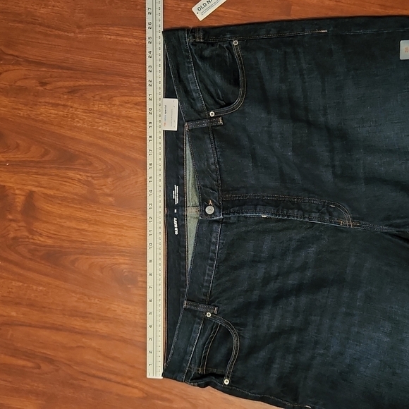 Old Navy Jeans Womens size 26 Crop high rise slouchy straight plus NEW - Picture 7 of 13